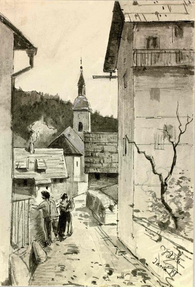 Motif from Idrija II by Ladislav Benesch